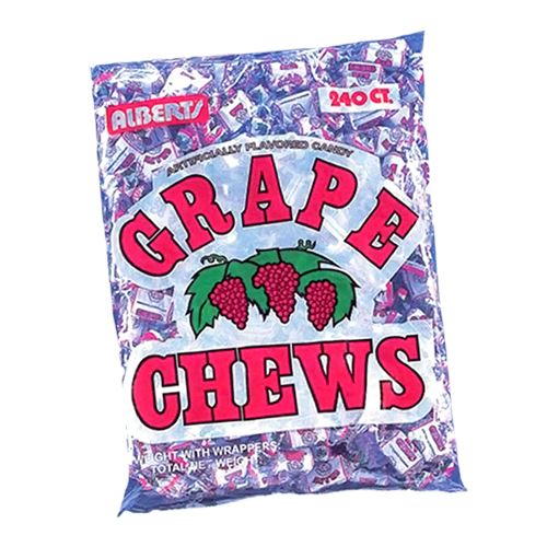 Albert's Grape Chews Candy  21.2oz - 3ct