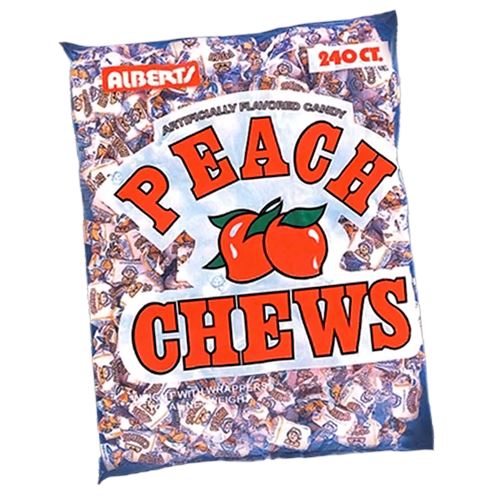Albert's Peach Chews Candy 21.2oz - 3ct