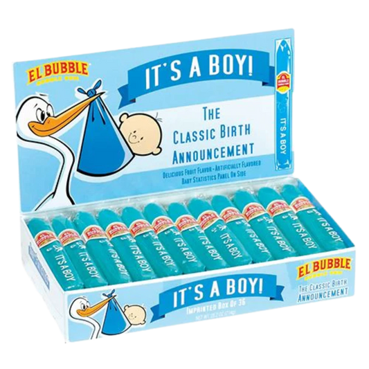 El Bubble Baby Bubble Gum Boy Cigars 0.7oz - 36ct