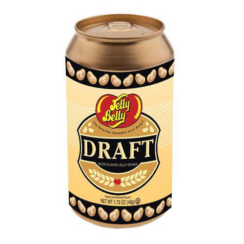 Jelly Belly Draft Beer Jelly Beans In Beer Can 1.75oz - 12ct