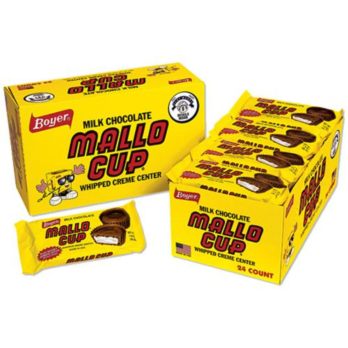 Mallo Cup King Size Milk Chocolate 1.6oz - 24ct – I Got Your Candy
