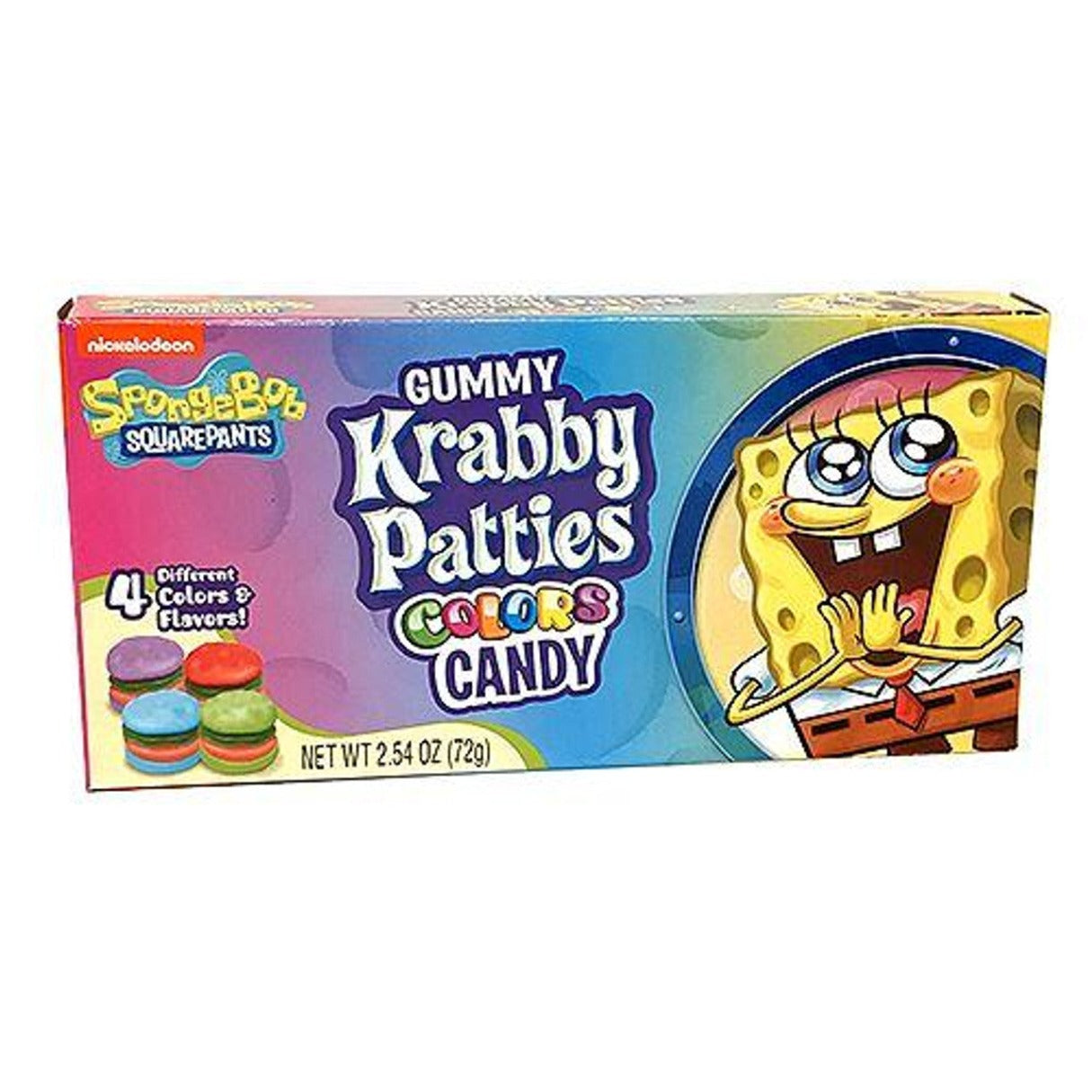 Frankford Gummy Krabby Patties Colors Candy Box 2.54oz - 12ct