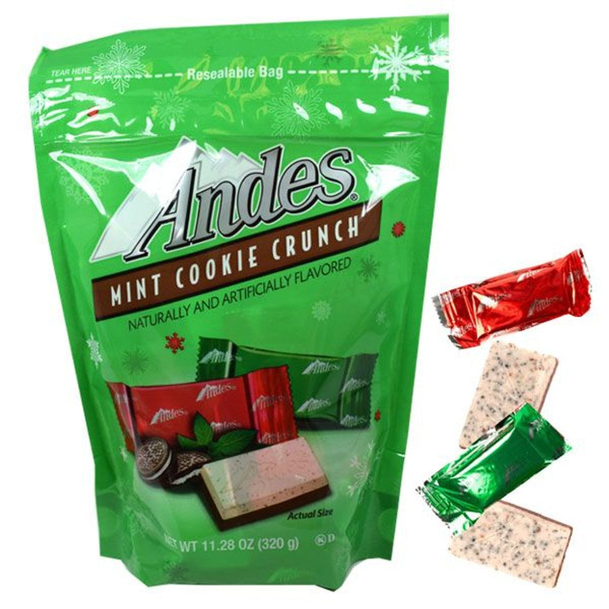Andes Mints Cookie Crunch Holiday Bag 11.28oz - 12ct