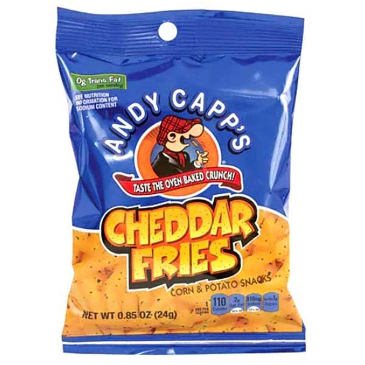 Andy Capp's Cheddar Fries Bag .85oz - 72ct