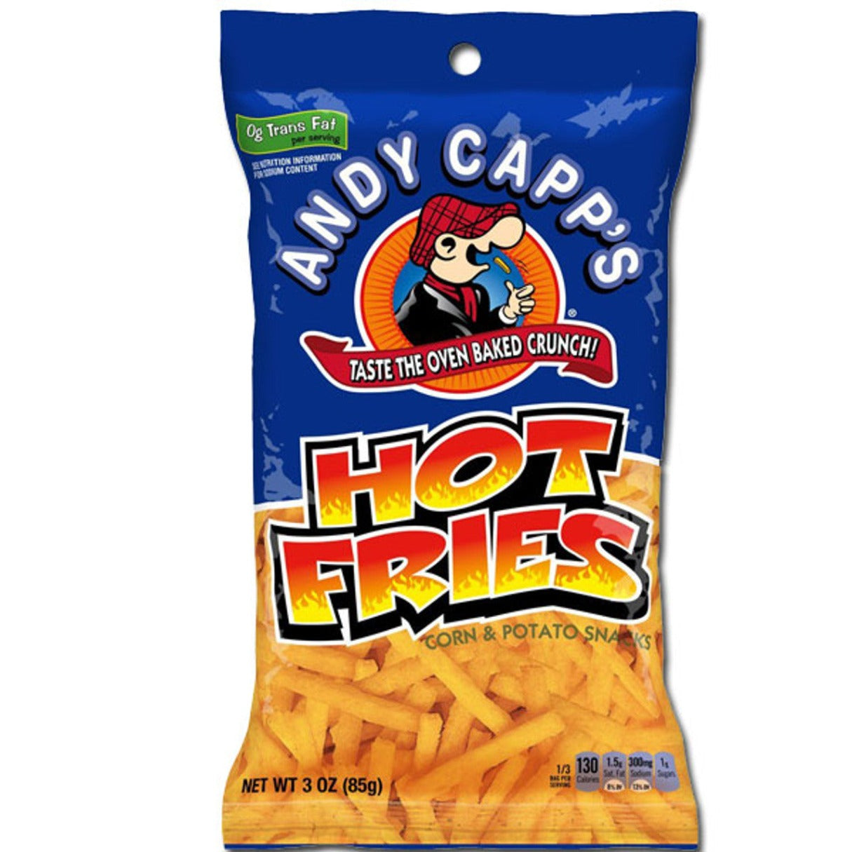 Andy Capp's Hot Fries 3oz - 12ct