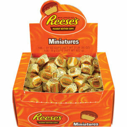 Reese's Peanut Butter Cup Miniature Size 2lb - 105ct
