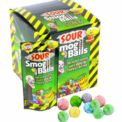 Toxic Waste Sour Smog Balls Candy 3oz - 12ct