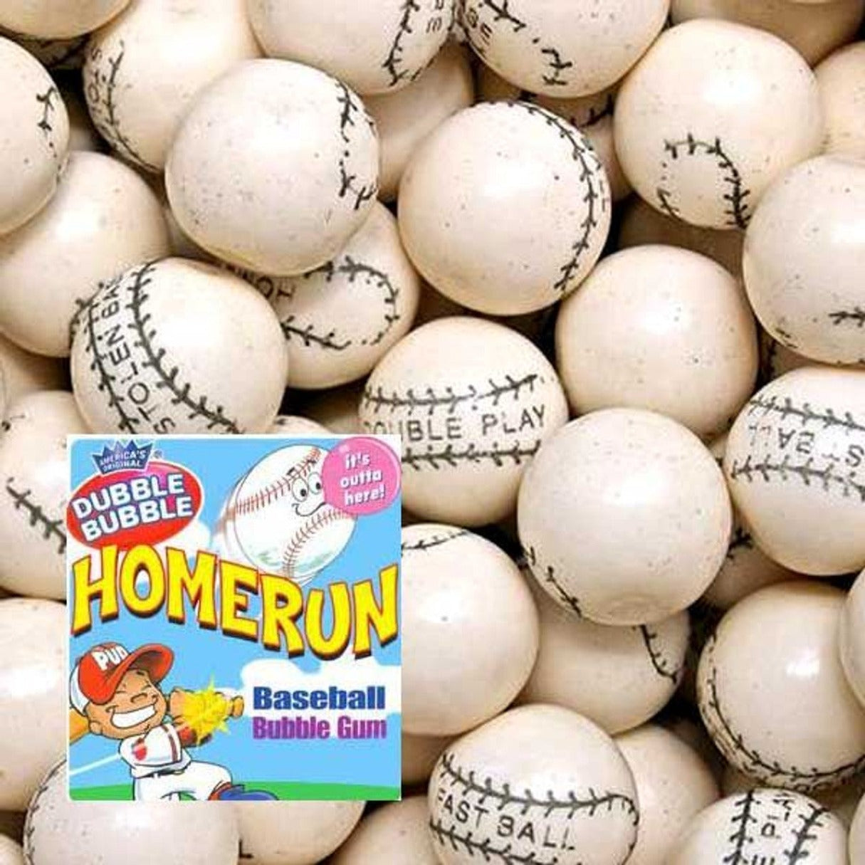 Dubble Bubble Baseball Home Run Gum Bulk - 850ct