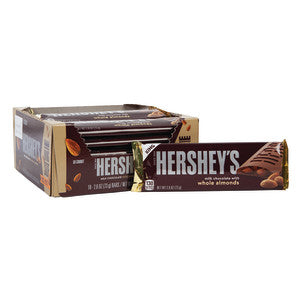 Hershey's Milk Chocolate King with Almonds 2.6oz - 18ct