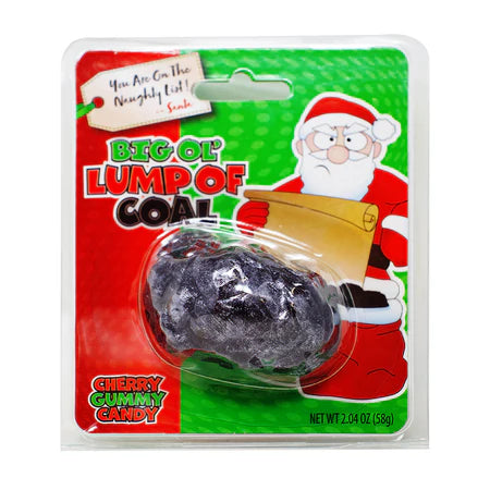 Boston America Big Ol' Lump Of Coal Gummy 2.04oz - 12ct