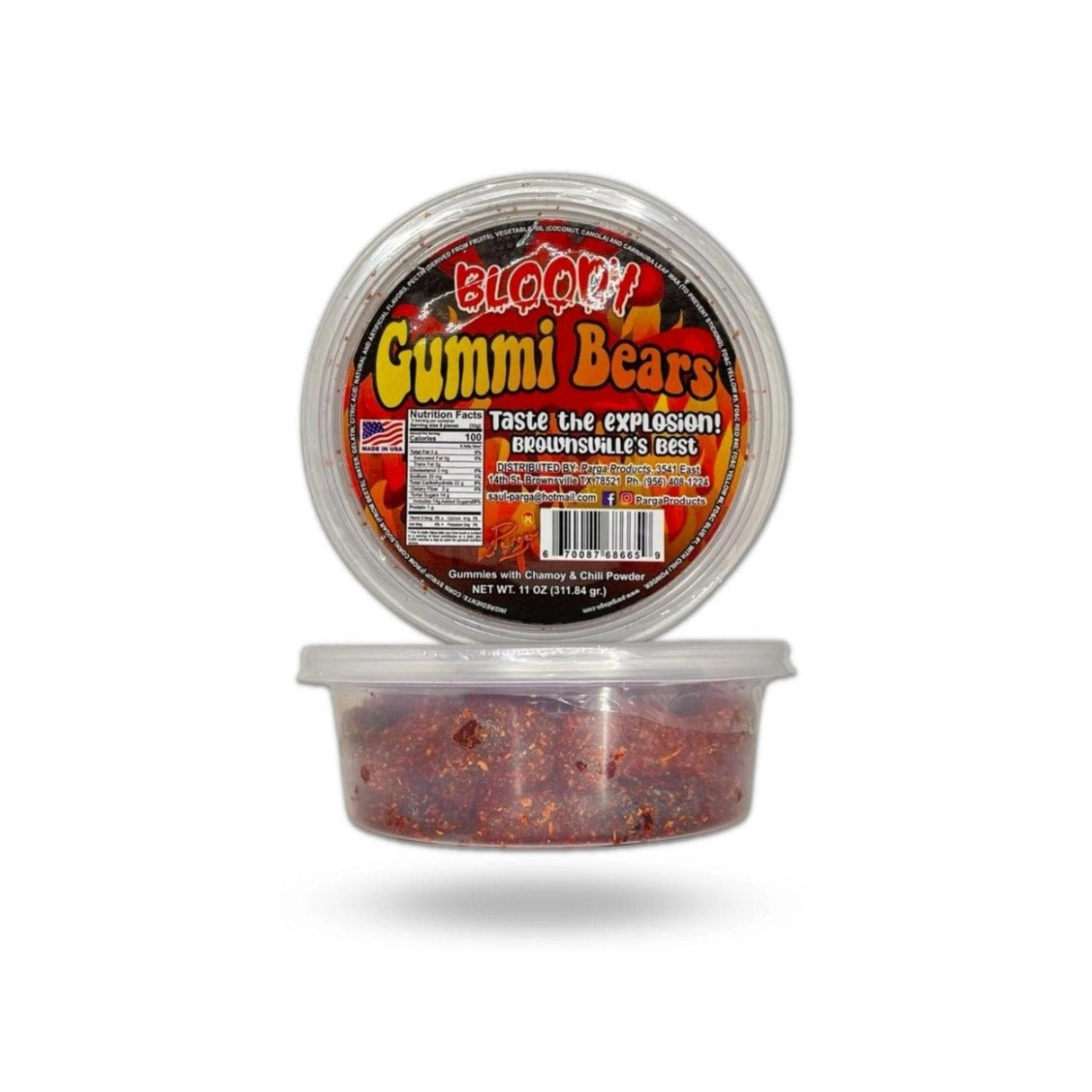 Parga Bloody Gummi Bears 7oz - 24ct