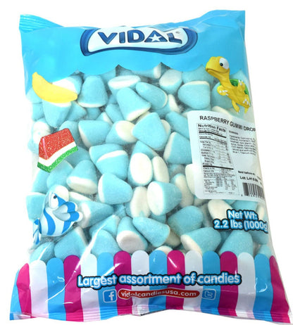 Vidal Gummi Drops Blue Raspberry Bulk Bag 2.2lb - 1ct