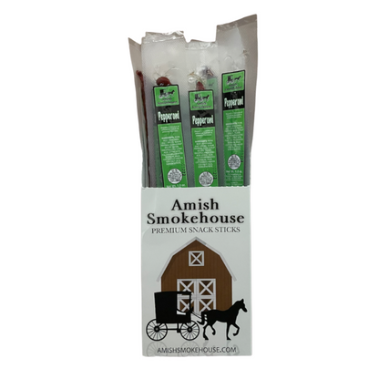 Amish Smokehouse Pepperoni Meat Snacks 1oz - 21ct