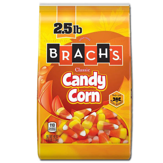 Brach's Candy Corn Stand Up Bag 2.5lb 4ct