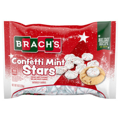 Brach's Confetti Mint Stars Candies 8oz - 12ct