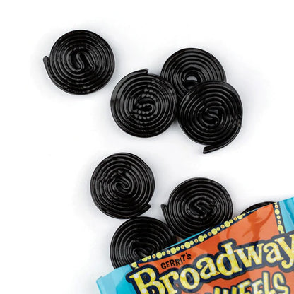 Gerrit's Broadway Licorice Wheels Black 5.29oz - 12ct