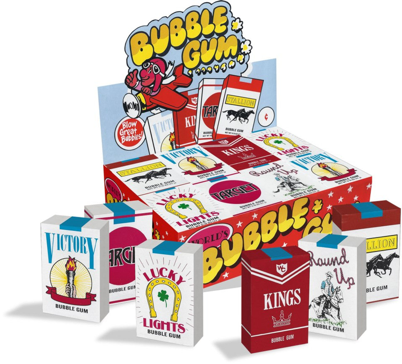 Bubble Gum Cigarettes - 24ct