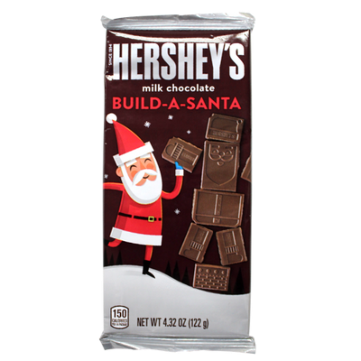 Hershey's Build A Santa Choc Bar 4oz - 12ct