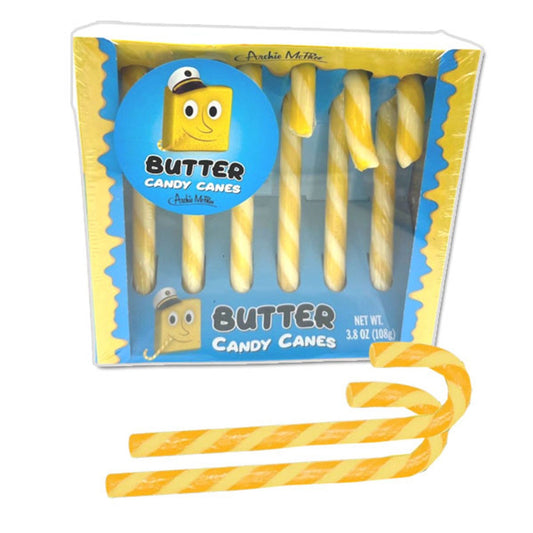 Butter Flavor Candy Canes 3.8oz - 12ct