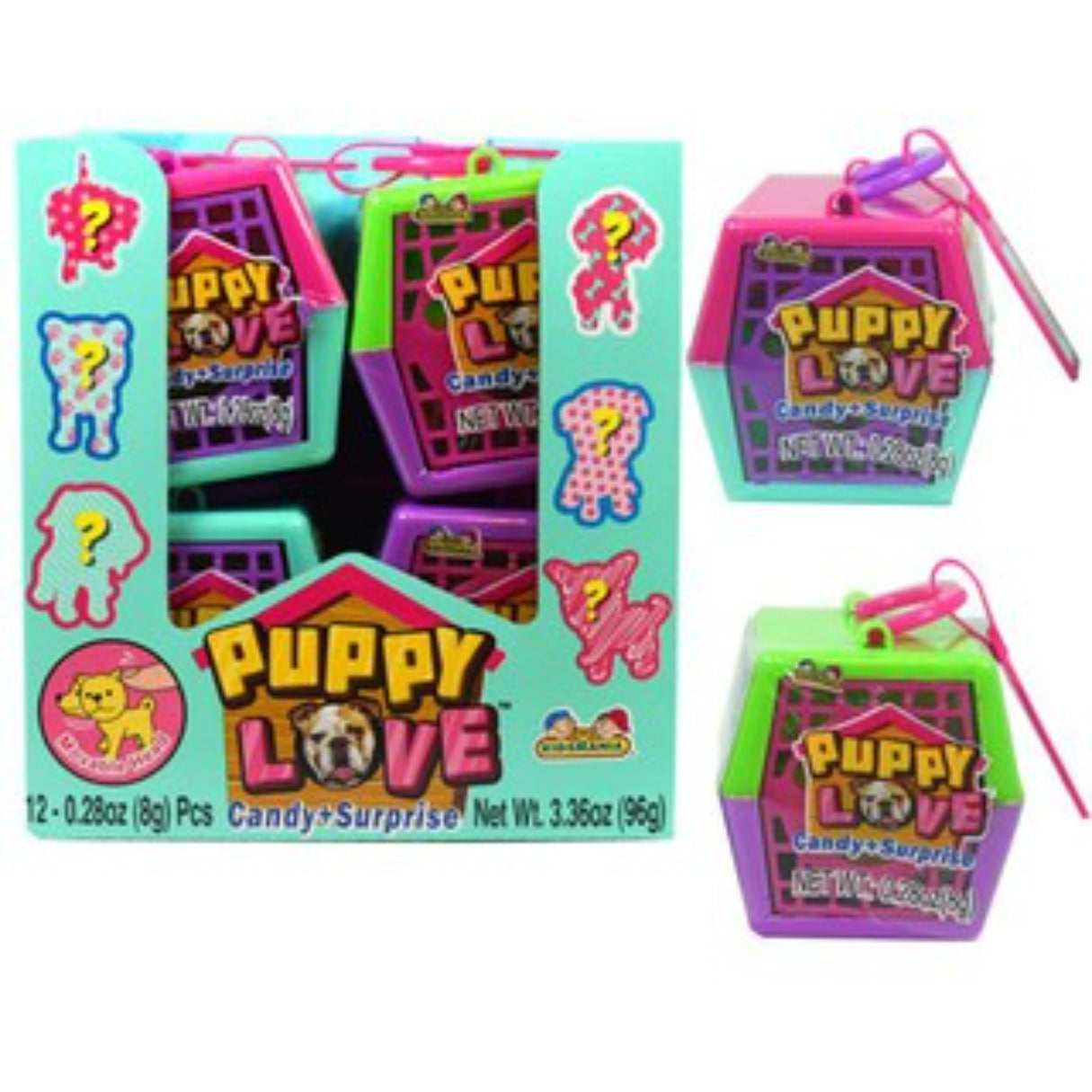 Kidsmania Puppy Love Candy  0.28oz - 12ct
