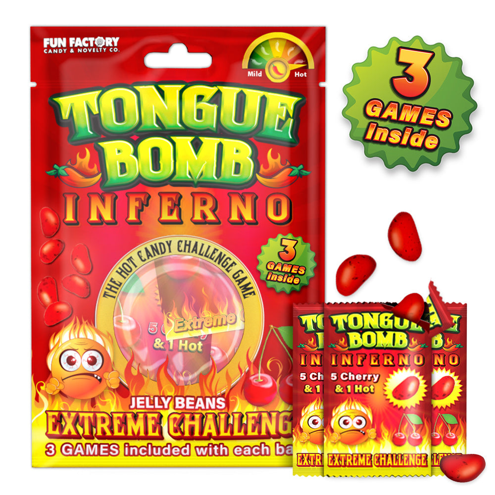 Tongue Bomb Inferno Candy Shipper - 48ct