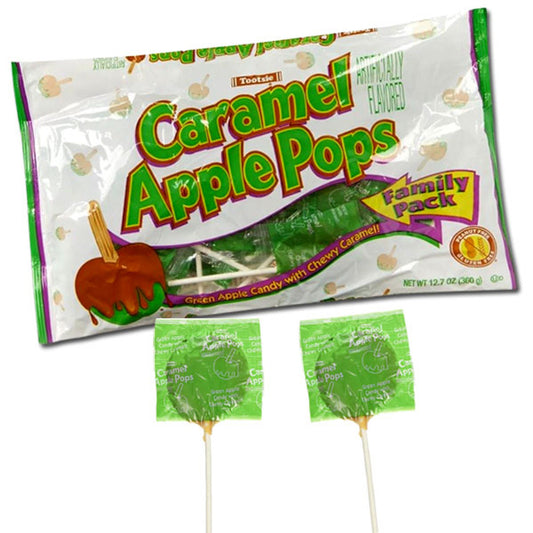 Caramel Apple Lollipops Bag 12.7oz - 12ct
