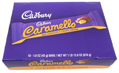 Cadbury Caramello Bar 1.6oz - 18ct