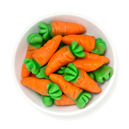 Vidal Gummi Candy Carrots Bulk Bag 4.4lb - 1ct