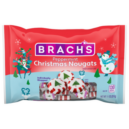 Brach's Peppermint Christmas Nougats Bag 11oz - 12ct