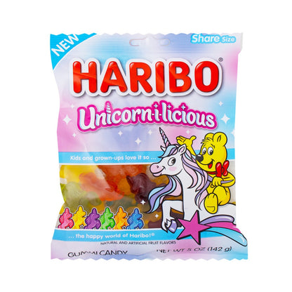 Haribo Unicorn-i-licious Gummi Unicorns  5oz - 12ct
