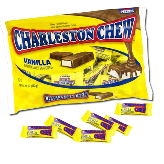 Charleston Chews Vanilla Snack Size Bag 10oz- 12ct