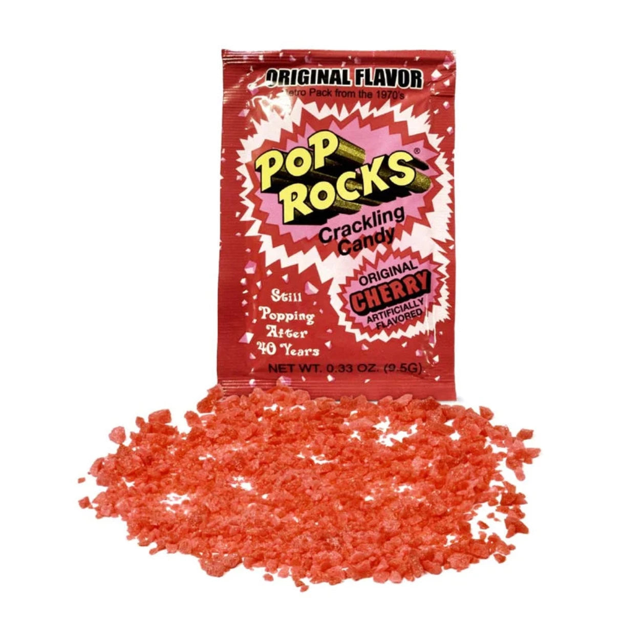 Pop Rocks Cherry Popping Candy .33oz - 24ct – I Got Your Candy