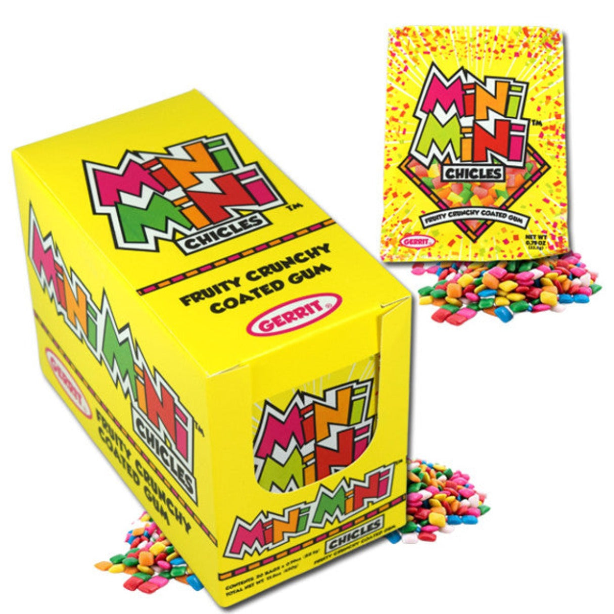 Gerrit's Chicles Mini Mini Fruit 0.79oz - 20ct – I Got Your Candy