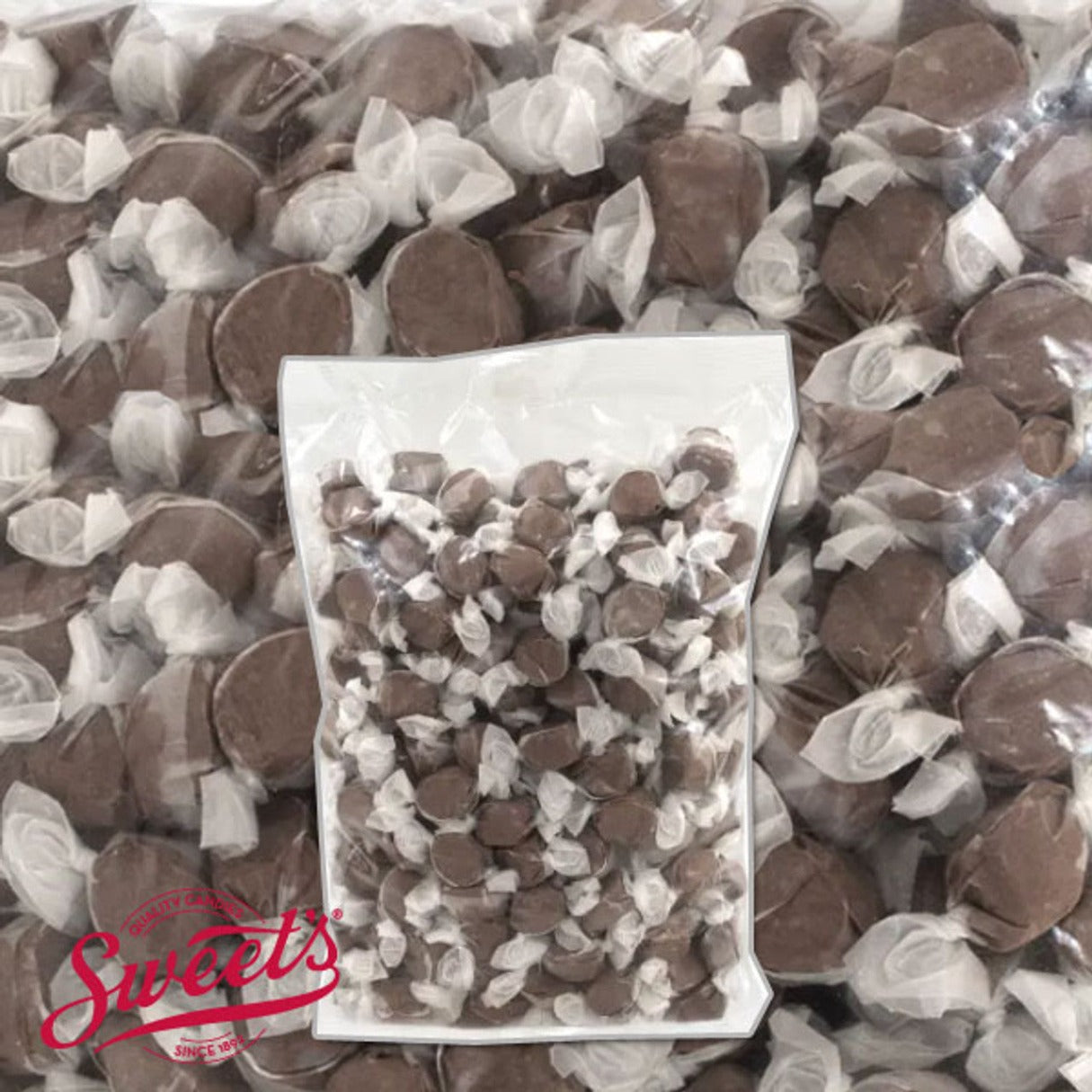 Sweet's Salt Water Taffy Chocolate Bag 3lb - 1ct