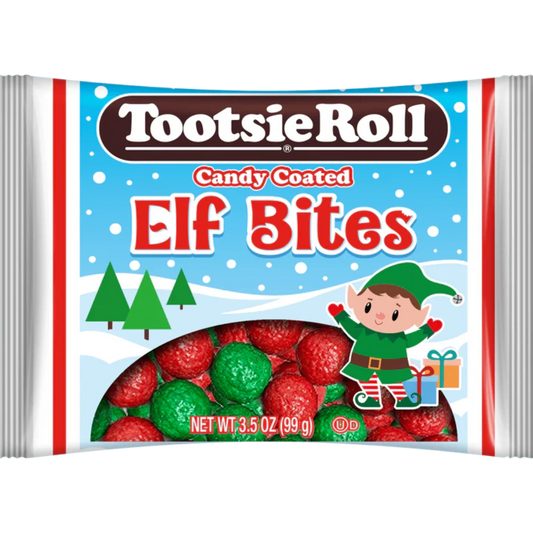 Tootsie Roll Candy Coated Elf Bites 3.5oz - 12ct