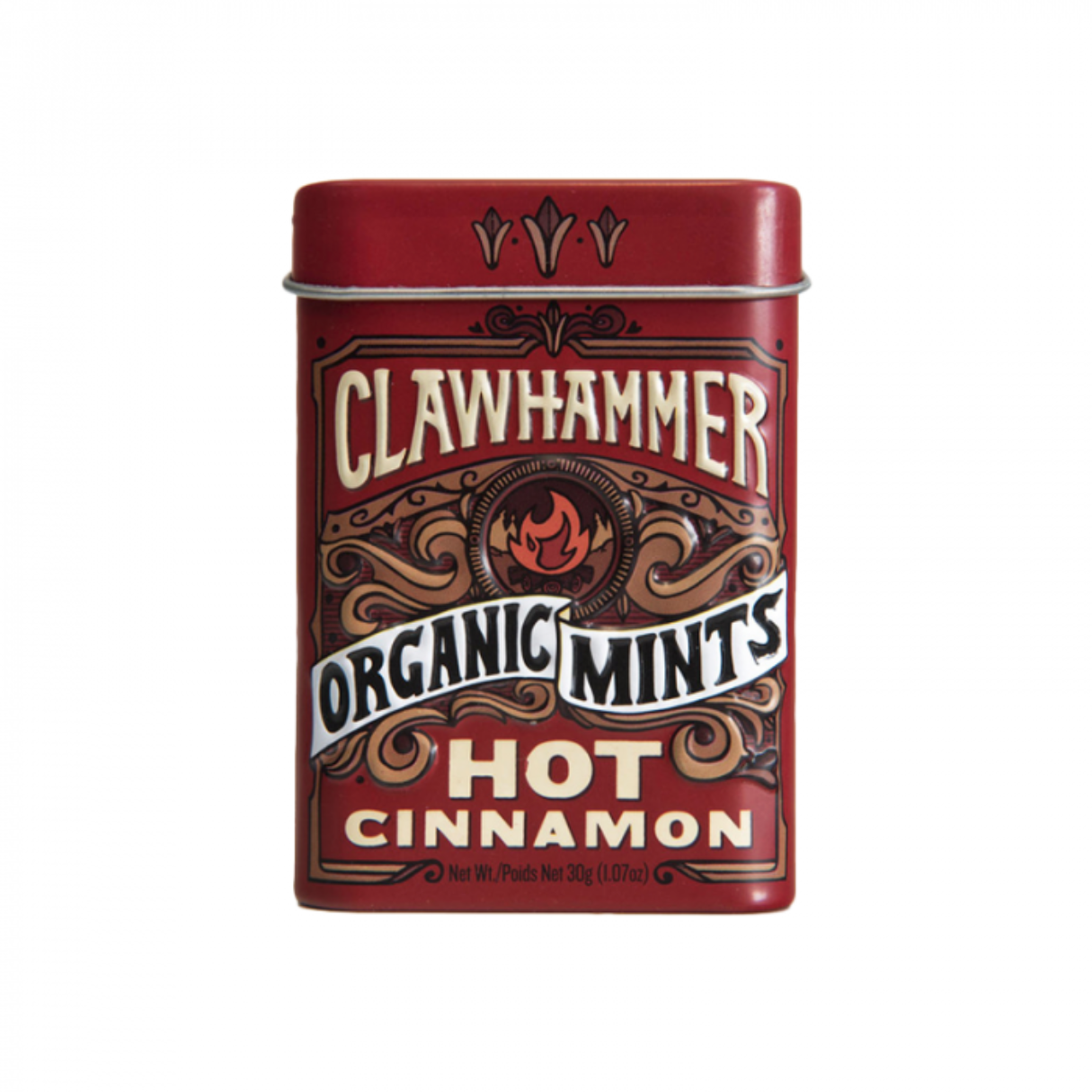 Clawhammer Organic Mints Hot Cinnamon 1.07oz - 144ct