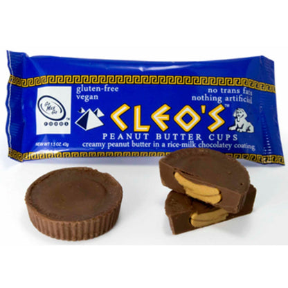 Cleo's Peanut Butter Vegan Candy Bars 1.5oz - 12ct