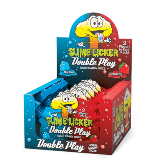 Slime Licker Double Play Sour Candy Ooze 1.4oz - 12ct