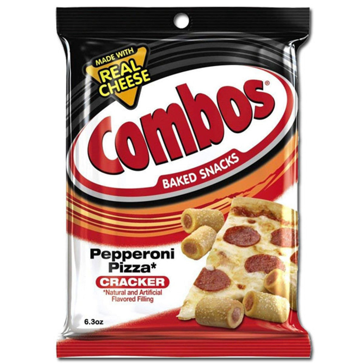 Combos Pepperoni Pizza Cracker 6.3oz - 12ct