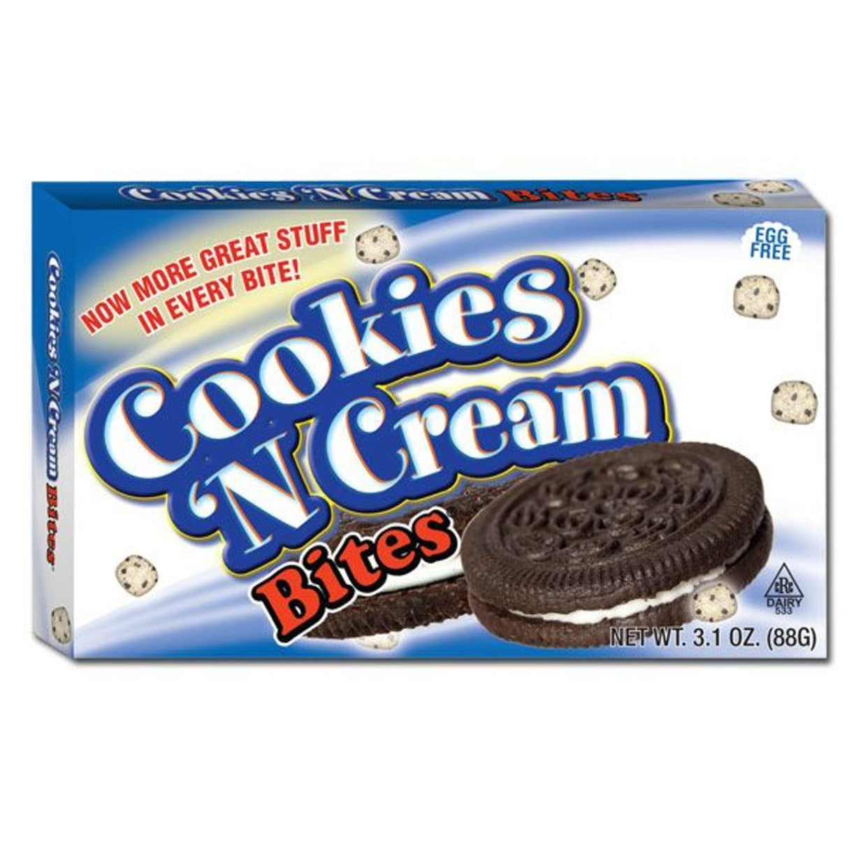 Cookies & Cream Dough Bites 3.1oz - 12ct