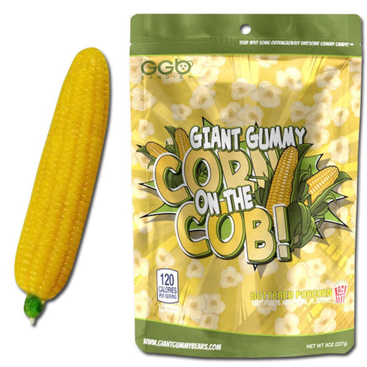 Giant Gummy Corn On The Cob 7oz - 12ct