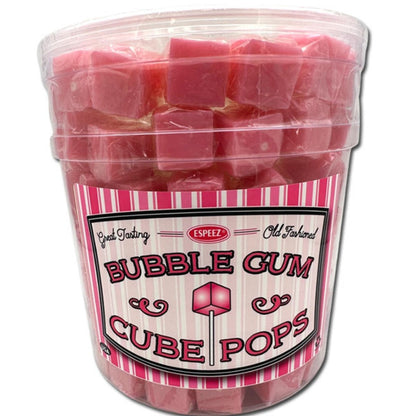 Espeez Cube Pops Bubble Gum Jar - 100ct