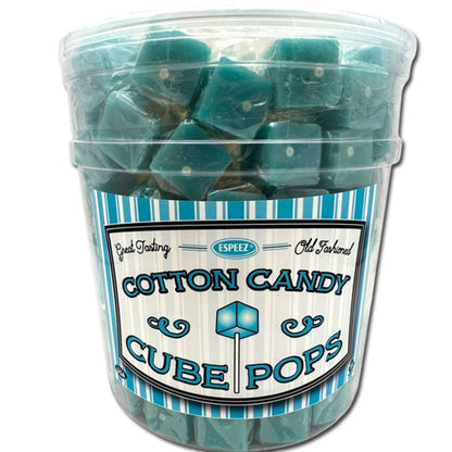 Espeez Cube Pops Cotton Candy Jar - 100ct