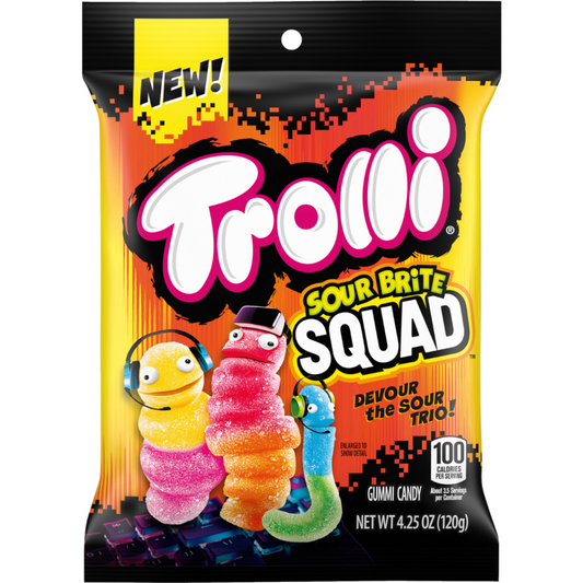 Trolli Sour Brite Squad 4.25oz - 12ct