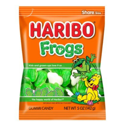 Haribo Frogs Gummi Candy 5oz - 12ct