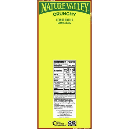 Nature Valley Crunchy Granola Bars Peanut Butter  1.5oz - 28ct