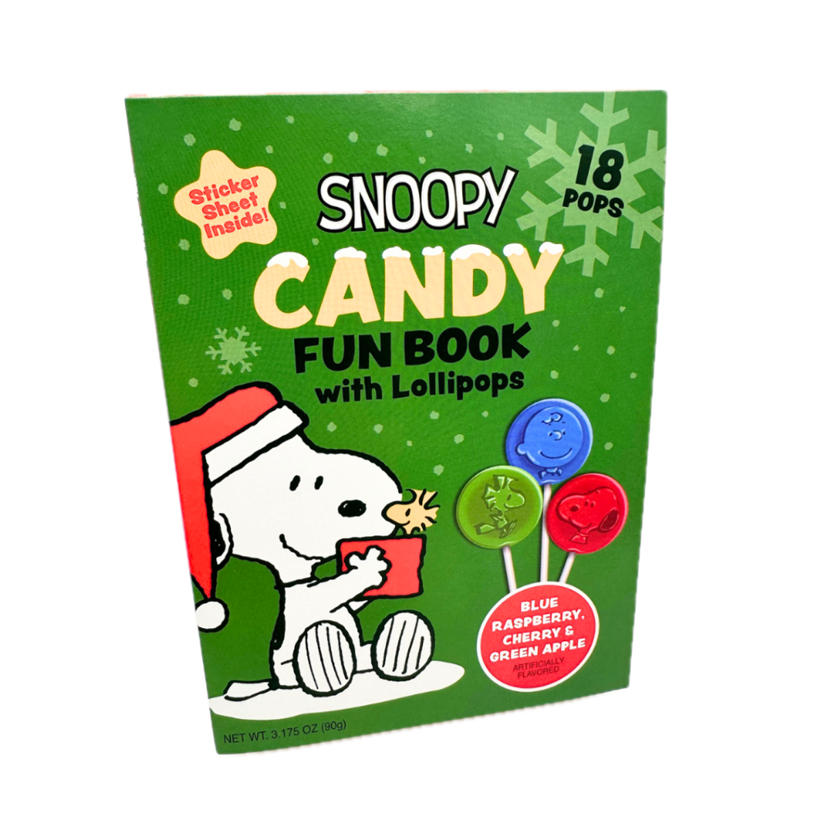 Snoopy Xmas Fun Book with Lollipops 3.17oz - 24ct