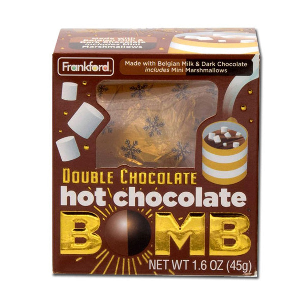 Frankford Double Chocolate Hot Chocolate Bomb 1.6oz - 12ct