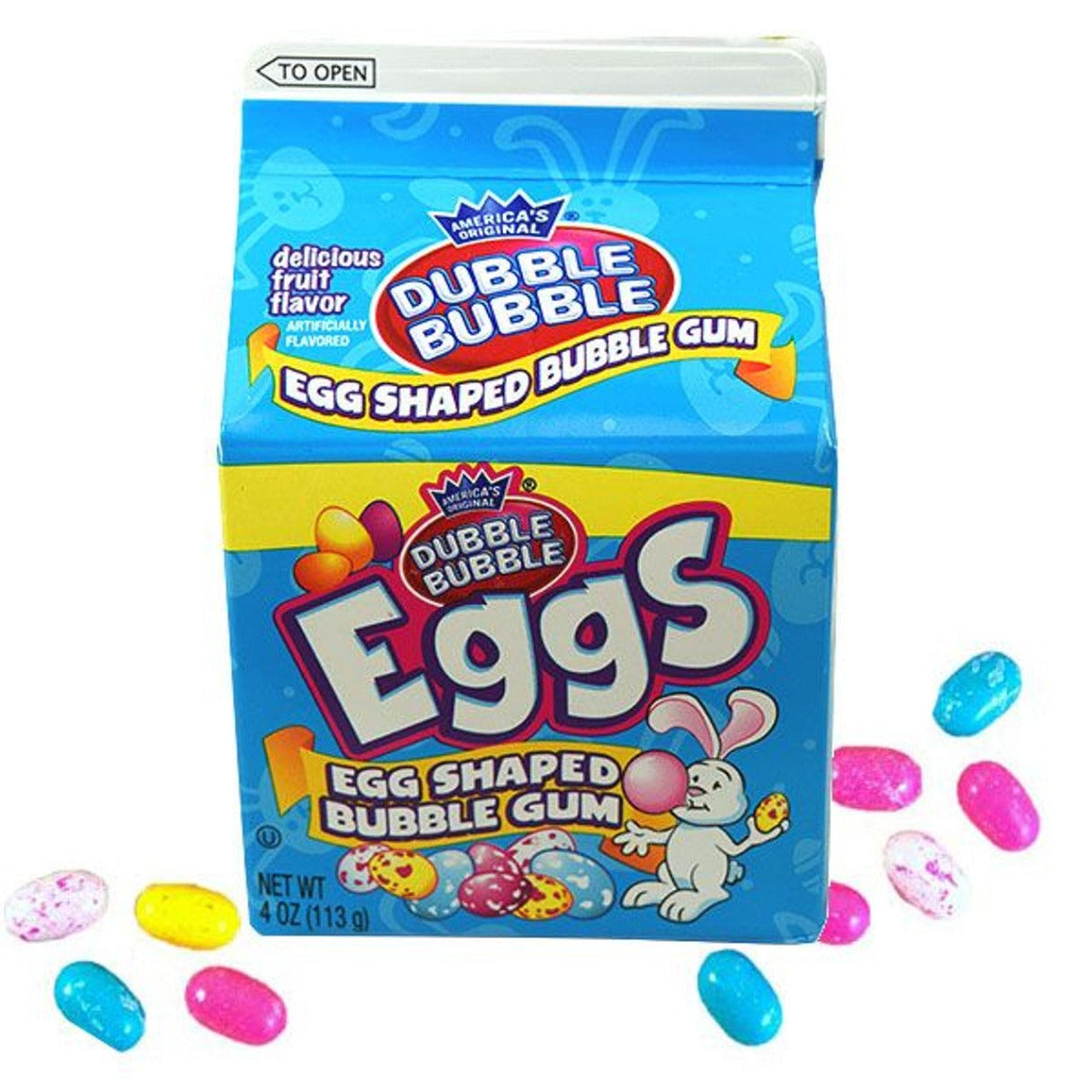 Dubble Bubble Eggs Carton 4oz - 24ct