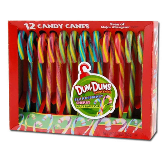 Dum Dum Candy Canes 5.3oz - 12ct